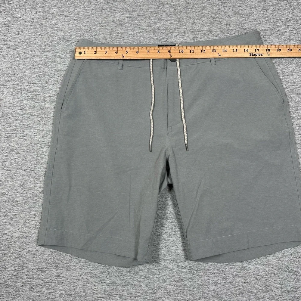 Faherty Shorts Men's Size 34 Gray All Day Hybrid Drawstring Beach Golf Outdoor